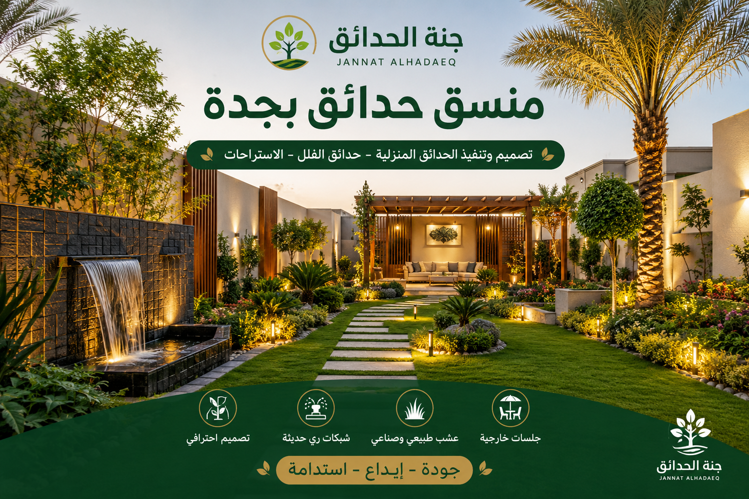 منسق حدائق بجدة